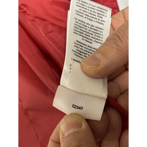 Columbia Vest Women L Red Plaid Down Puffer Faux Fur Full Zip Insulated Quilted - Picture 10 of 10